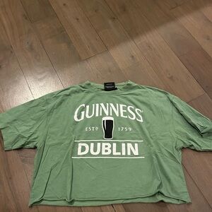Guinness Oversized Cropped Shirt